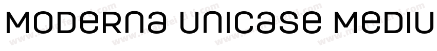 Moderna Unicase Medium Italic字体转换